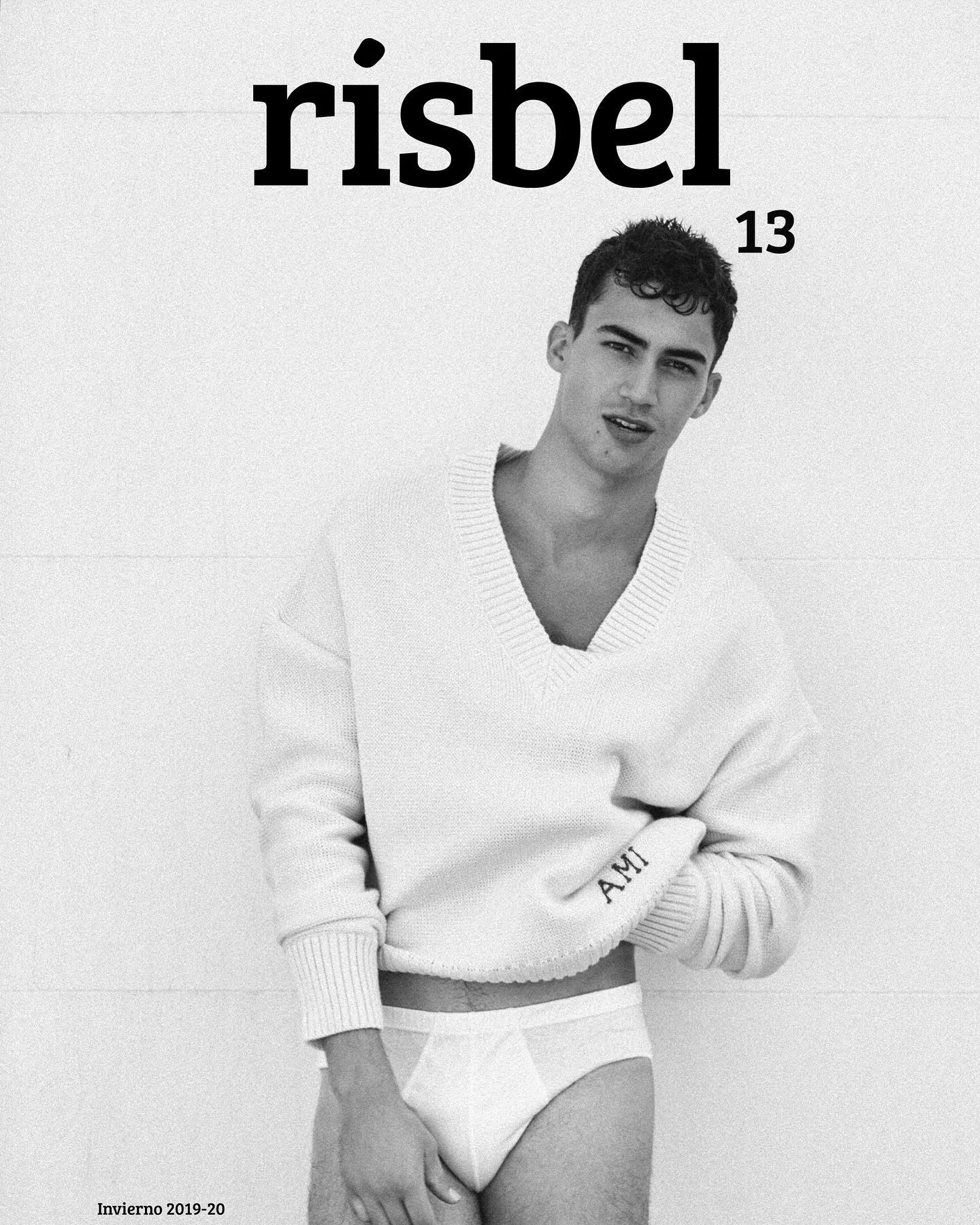 Risbel Magazine cover, No. 13 — Alessio Pozzi. Fashion photography by Victor Santiago.