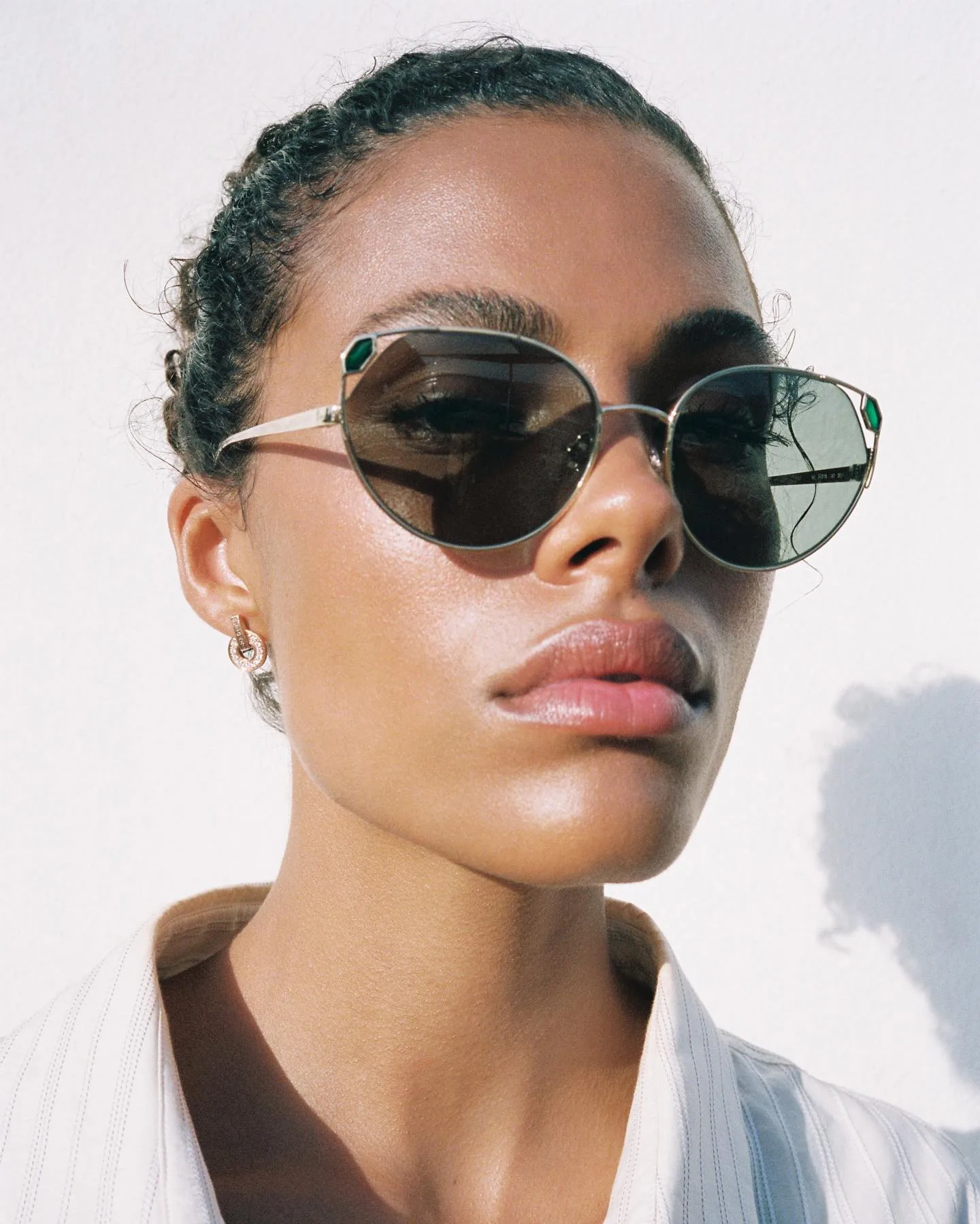Tina Kunakey for Bulgari. Fashion photography by Victor Santiago.