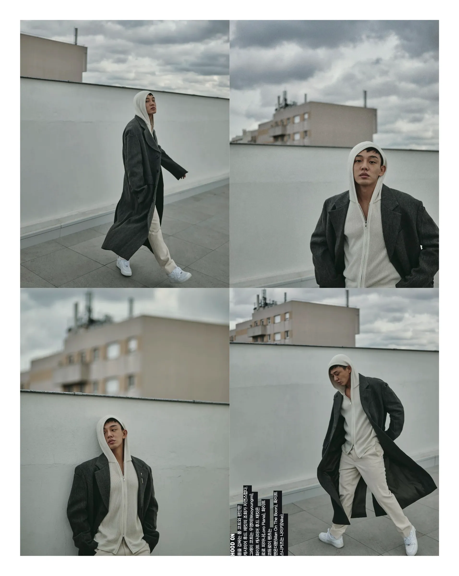 Vogue Korea, 'Rendezvous' cover story — Yoo Ah-in. Fashion photography by Victor Santiago.